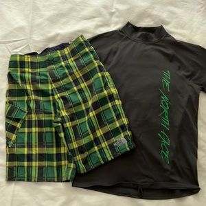 The North Face boys swim rash guard/swim shorts
